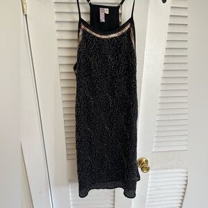 NYE dress worn once or twice bead details on front